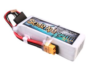 Gens Ace Li-Po G-Tech 4S 14.8V 2200mAh 30C Soaring with XT60