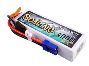 Gens Ace Li-Po G-Tech 4S 14.8V 4000mAh 30C Soaring with EC5