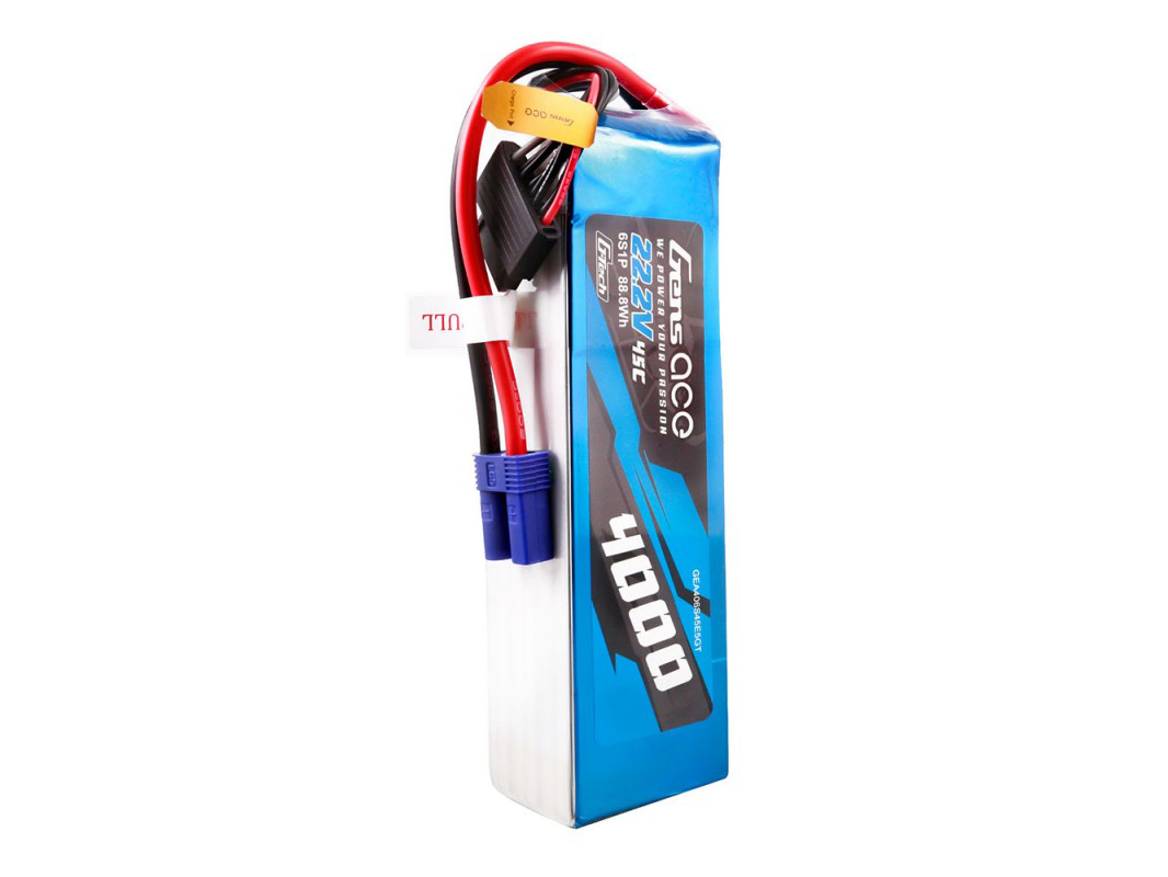 Gens Ace Li-Po G-Tech 6S 22.2V 4000mAh 45C with EC5 - Image 4