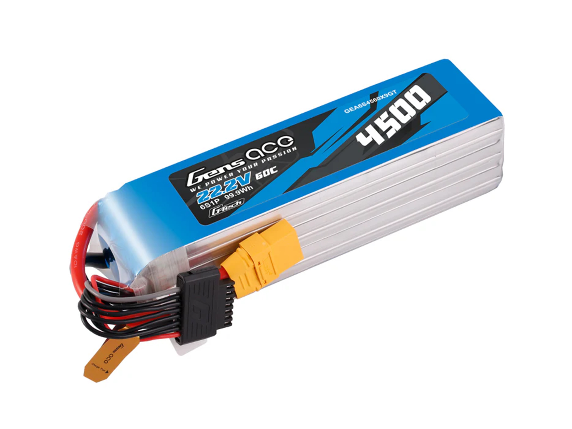 Gens Ace Li-Po G-Tech 6S 22.2V 4500mAh 60C with XT90 - Image 2
