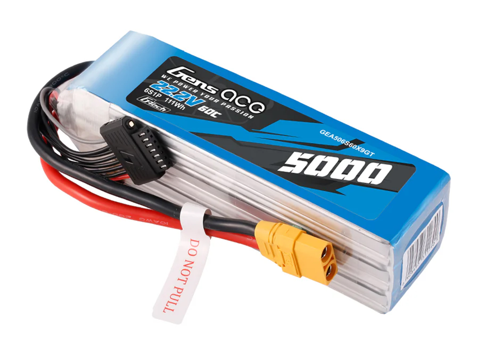 Gens Ace Li-Po G-Tech 6S 22.2V 5000mAh 60C with XT90 - Image 2