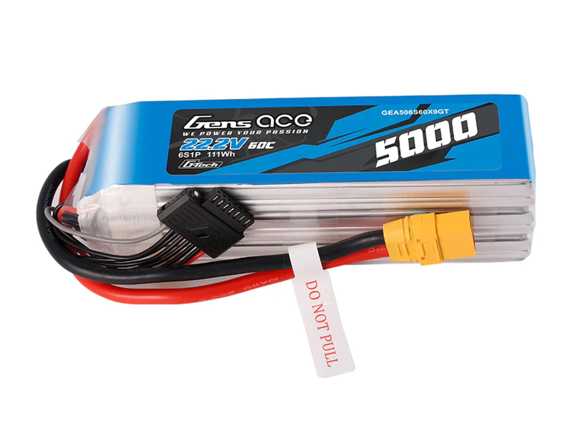 Gens Ace Li-Po G-Tech 6S 22.2V 5000mAh 60C with XT90 - Image 3