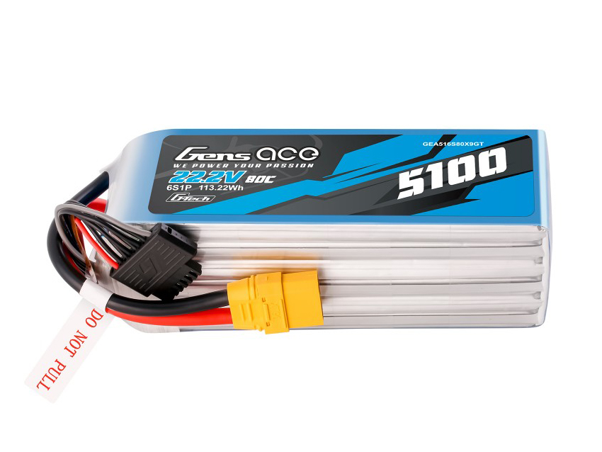 Gens Ace Li-Po G-Tech 6S 22.2V 5100mAh 80C with XT90 - Image 3