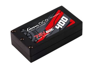 Gens Ace Li-Po HV Car Hard Case 2S 7.6V 400mAh 60C with 2MM