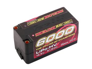 Gens Ace Li-Po HV Car Hard Case 4S2P 15.2V 6000mAh 140C RL2 with 5mm