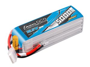 Gens Ace Li-Po Sport 5S 18.5V 5000mAh 30C with No Plug