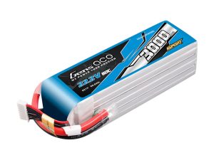 Gens Ace Li-Po Sport 6S 22.2V 3000mAh 80C with No Plug