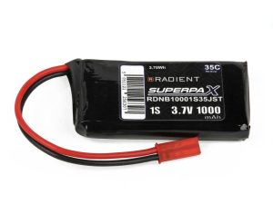 Radient LiPo 1S 1000mAh 3.7V 35C JST