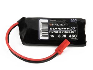 Radient LiPo 1S 450mAh 3.7V 35C JST