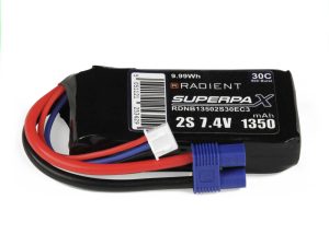 Radient LiPo 2S 1350mAh 7.4V 30C EC3