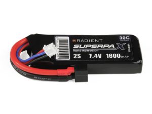 Radient LiPo 2S 1600mAh 7.4V 30C Deans (HCT)
