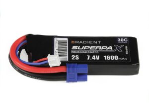 Radient LiPo 2S 1600mAh 7.4V 30C EC3