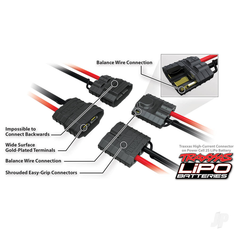 Traxxas LiPo 2S 2200mAh 7.4V 25C iD Power Cell Battery - Image 3