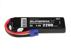 Radient LiPo 2S 2200mAh 7.4V 30C EC3