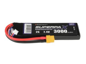 Radient LiPo 2S 3000mAh 7.4V 30C XT60