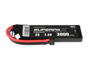 Radient LiPo 2S 3000mAh 7.4V 50C Deans (HCT)
