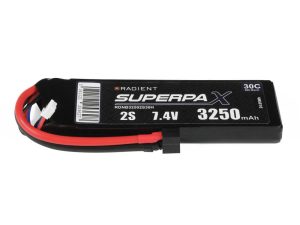 Radient LiPo 2S 3250mAh 7.4V 30C Deans (HCT)