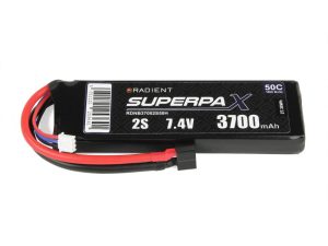 Radient LiPo 2S 3700mAh 7.4V 50C Deans (HCT)