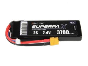 Radient LiPo 2S 3700mAh 7.4V 50C XT60