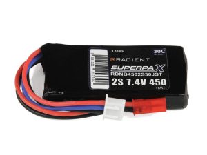 Radient LiPo 2S 450mAh 7.4V 30C JST