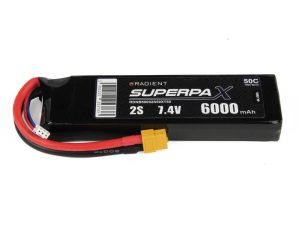 Radient LiPo 2S 6000mAh 7.4V 50C XT60