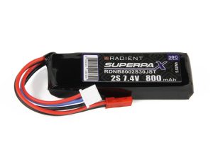 Radient LiPo 2S 800mAh 7.4V 30C JST