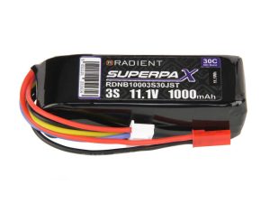 Radient LiPo 3S 1000mAh 11.1V 30C JST