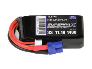 Radient LiPo 3S 1400mAh 11.1V 30C EC3