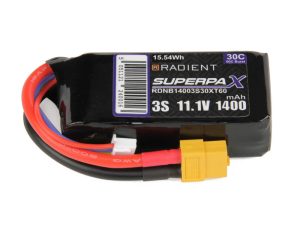 Radient LiPo 3S 1400mAh 11.1V 30C XT60
