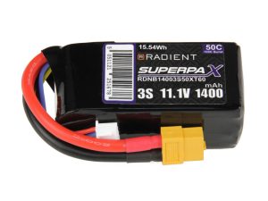 Radient LiPo 3S 1400mAh 11.1V 50C XT60