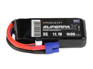 Radient LiPo 3S 1600mAh 11.1V 30C EC3