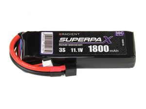 Radient LiPo 3S 1800mAh 11.1V 30C Deans (HCT)