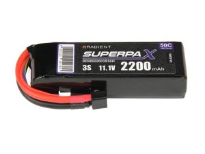 Radient LiPo 3S 2200mAh 11.1V 50C Deans (HCT)