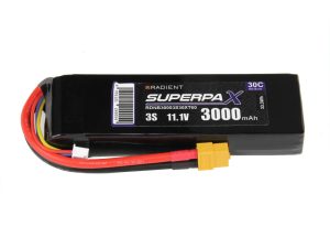 Radient LiPo 3S 3000mAh 11.1V 30C XT60