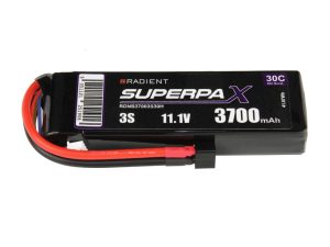 Radient LiPo 3S 3700mAh 11.1V 30C Deans (HCT)