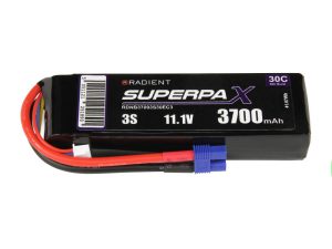 Radient LiPo 3S 3700mAh 11.1V 30C EC3