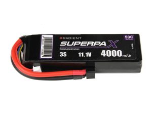 Radient LiPo 3S 4000mAh 11.1V 50C Deans (HCT)