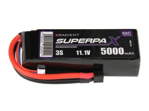 Radient LiPo 3S 5000mAh 11.1V 50C Deans (HCT)
