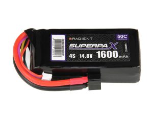 Radient LiPo 4S 1600mAh 14.8V 50C Deans (HCT)
