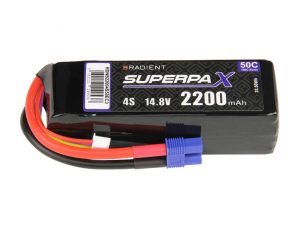 Radient LiPo 4S 2200mAh 14.8V 50C EC3