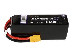 Radient LiPo 6S 5500mAh 22.2V 80C XT90
