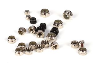 Losi Lock Nut Asst. 3,4,5,6MM (24): 5IVE-T, MINI WRC