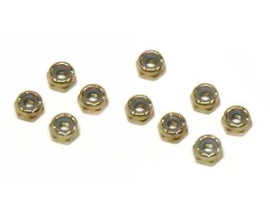 Locking Nuts, Steel, 5-40 (10)