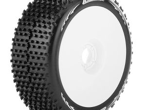 LOUISE RC B-HORNET 1/8 FR/RR SOFT HEX 17MM WHITE