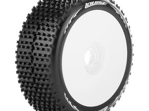 LOUISE RC B-HORNET 1/8 FR/RR SUPER SOFT HEX 17MM WHITE