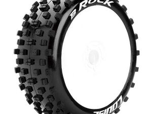 LOUISE RC B-ROCK 1/8 FR/RR SOFT HEX 17MM WHITE