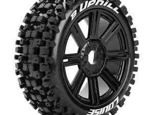 LOUISE RC B-UPHILL 1/8 FR/RR SOFT HEX 17MM SPOKE BLACK