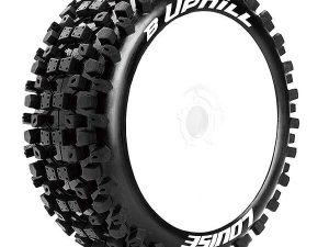 LOUISE RC B-UPHILL 1/8 FR/RR SOFT HEX 17MM WHITE