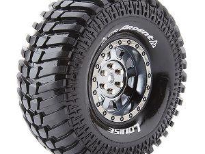 LOUISE RC CR-ARDENT 1/10 1.9 SUPER SOFT BLACK CHROME HEX 12MM