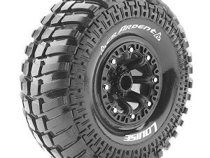 LOUISE RC CR-ARDENT 1/10 2.2 SUPER SOFT BLACK HEX 12MM